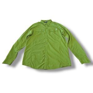 Columbia Omni-Shade Silver Ridge Shirt Sun Protection Fishing Hiking Outdoor L